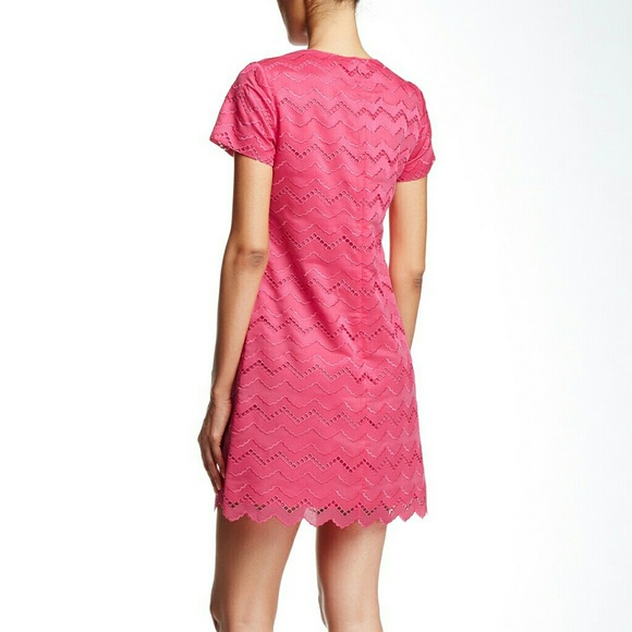 CeCe Chevron Lace Shift Dress NWT - Picture 2 of 6